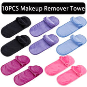 2/5/10Pcs Make-up Remover Towel Makeup Microfibre Cloth Pads Reusable Women Face Cleaning Towels Skincare Beauty Tool