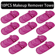 2/5/10Pcs Make-up Remover Towel Makeup Microfibre Cloth Pads Reusable Women Face Cleaning Towels Skincare Beauty Tool