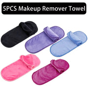2/5/10Pcs Make-up Remover Towel Makeup Microfibre Cloth Pads Reusable Women Face Cleaning Towels Skincare Beauty Tool