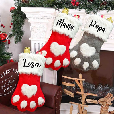 Personalized Pet Stockings Custom Dog Stocking Family Christmas Stockings for Pets Christmas Gift Stockings Monogram Stockings