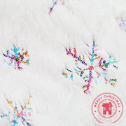 White Christmas Tree Skirt Plush Gold Silver Beaded Embroidered Trees Carpet Merry Christmas Decorations Ornament New Year Decor