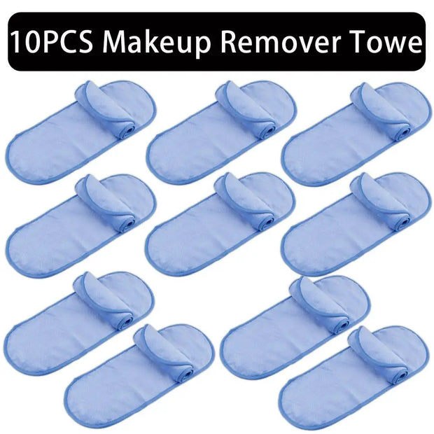2/5/10Pcs Make-up Remover Towel Makeup Microfibre Cloth Pads Reusable Women Face Cleaning Towels Skincare Beauty Tool
