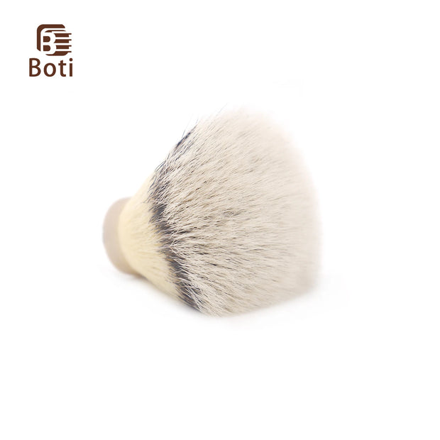 Boti Brush-Handmade The Newest 3 Color Synthetic Hair Knot Fan Shape Shaving Product Men's Daily Cleaning Beard Brush Tool