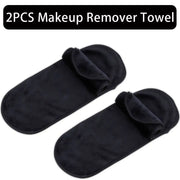 2/5/10Pcs Make-up Remover Towel Makeup Microfibre Cloth Pads Reusable Women Face Cleaning Towels Skincare Beauty Tool
