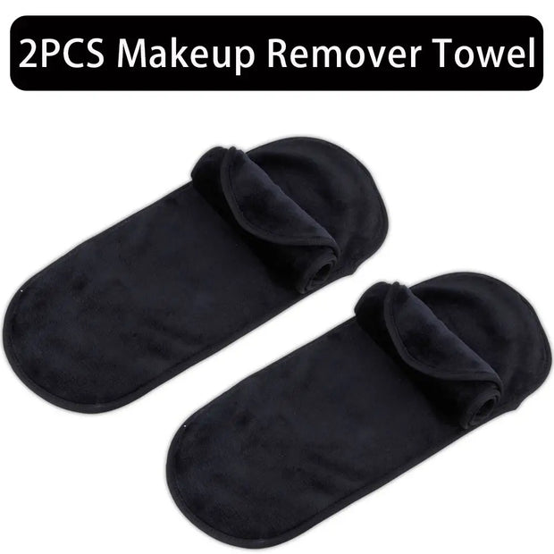 2/5/10Pcs Make-up Remover Towel Makeup Microfibre Cloth Pads Reusable Women Face Cleaning Towels Skincare Beauty Tool