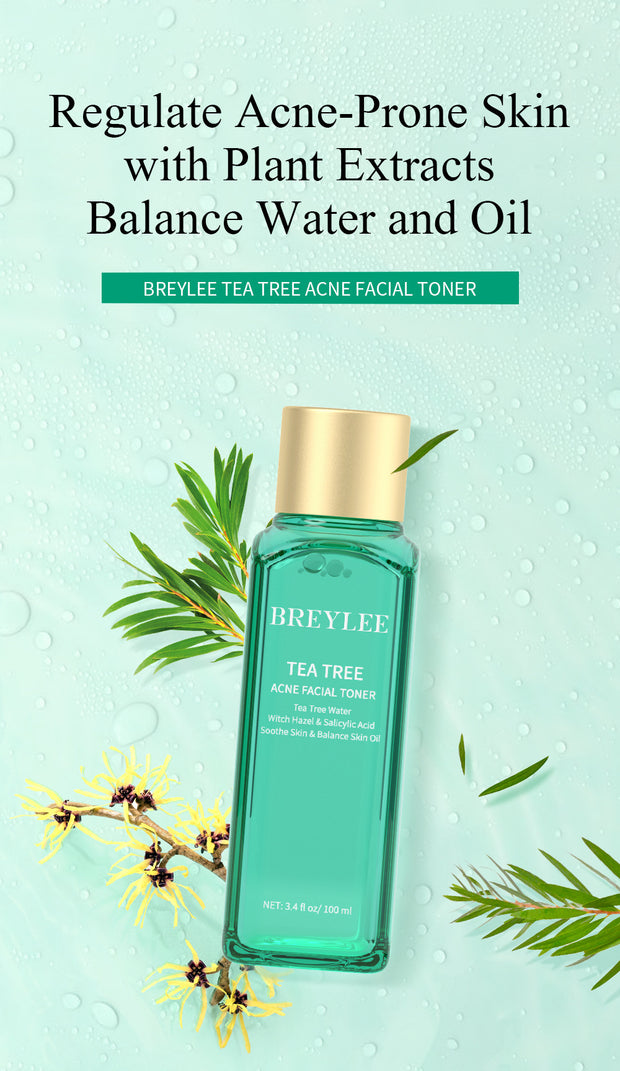BREYLEE  Facial Cleanser Toner Essence Face Cream Gel  Facial Mask Set