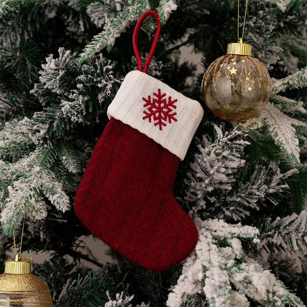 Christmas Stockings Christmas Decoration 2025 Candy Bags Candy Storage Bags Gift Socks Christmas Tree Hanging Pendants