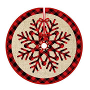 90CM Cartoon Christmas Tree Skirt Crafts Tree Surround Base Set Merry Christmas Decorations for Home Xmas Ornaments Navidad