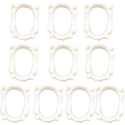 10 pcs/set Glow Luminous Dentures Werewolf Cosplay Costume Prop Halloween Fake Teeth Plastic Zombie Fake Teeth