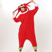 Anime Jumpsuit Cartoon Sleepwear Shadow Hedgehog Pajama Party Halloween Performance Suit Blue Home Wear Hooded Cosplay Costumes