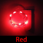 Mini LED String light 2M Silver Wire Fairy Lights for Garland Home Christmas Wedding Party Decoration Powered by CR2032 Battery