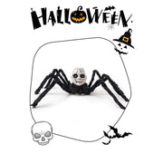 Halloween Animatronic Doll Spider Decorations, Haunted House Prop, Motion Activated Glowing Eyes Sound Control Scary Walking Toy