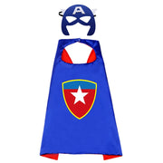 MINISO Superhero Cape Cartoon Anime Cosplay Costumes Gig Cape Mask Halloween Clothing Boy Birthday Gift Girl Novelty Accessories