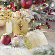 Christmas Decoration Ribbon Silk Ribbon Christmas Gift Tie Gift Box Tie Festive Atmosphere Decoration Supplies Ribbon Wrapping