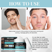 Anti-Wrinkle Face Cream for Men Anti Aging Firm Skin Lifting Moisturizing Facial Rejuvenation Hyaluronic Acid Cream with Retinol