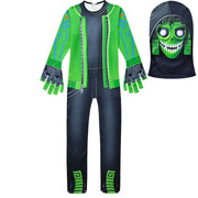 New 2025 Halloween Kids Costume Game Boss Fish Tiger Jumpsuit Boy Birthday Christmas Party Fancy Carnival Costumes Skelet eqs9X