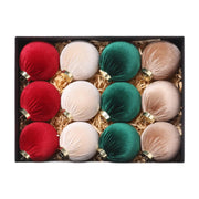 12 Pieces Christmas Ball Ornaments 8 cm Christmas Tree Hanging Decorations Xmas Decor for Wreath Wedding Party Birthday New Year