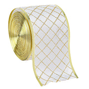Christmas Decoration Ribbon Silk Ribbon Christmas Gift Tie Gift Box Tie Festive Atmosphere Decoration Supplies Ribbon Wrapping