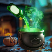 Witches Cauldron Halloween Candy Bowl Witches Cauldron Set Storage Bucket Home Decorations for Party Cabinet Desktop Tabletop