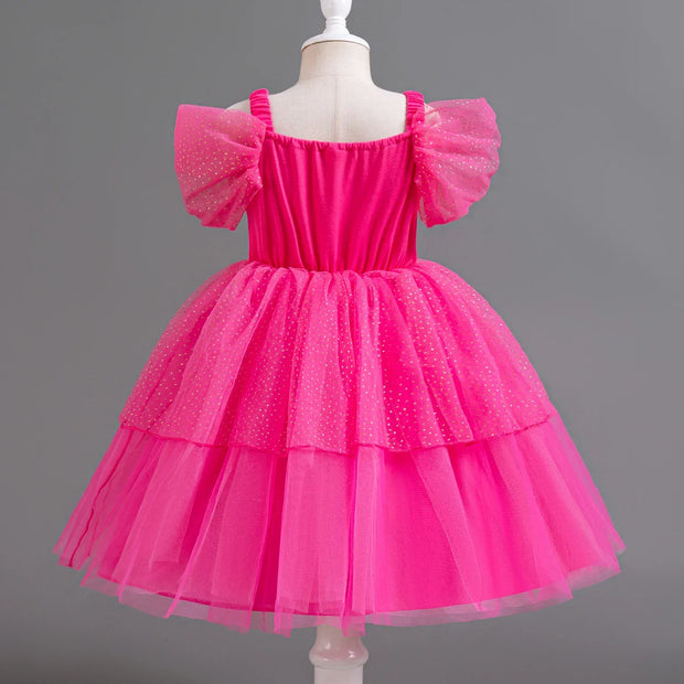 Jasmine Costume for Kids Girl Fancy Birthday Party Gown Princess Dress Carnival Children Clothing 2024 New Halloween Disguise