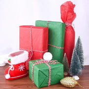 10sheets Christmas Tissue Paper Sheets 50*66cm Christmas Wrapping Paper for DIY and Craft Gift Bags Decorations