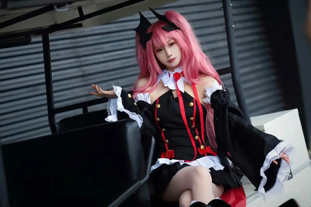 Seraph Of The End Owari no Seraph Krul Tepes Cosplay Costume Uniform Wig Cosplay Anime Witch Vampire Halloween Costume For Women