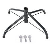Foldable Christmas Tree Stand Iron Flagpoles Base Mount Brackets with Thumb Screw Christmas Tree Fixing Tools Accessories