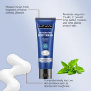 Hyaluronic Men Shower Gel Long Lasting Fragrance Improve Brighten Deep Moisturize Refresh Skin Help Exfoliator Body Wash Lotion
