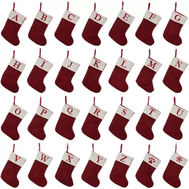 Christmas Stockings Christmas Decoration 2025 Candy Bags Candy Storage Bags Gift Socks Christmas Tree Hanging Pendants