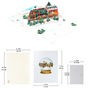 Pop Up Christmas Card, 3D Holidays Greeting Cards, New Year Card