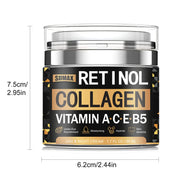 Retinol Collagen Face Cream Skincare Smooth Wrinkles  Moisturizing Brightening Hydrating Firming Facial Face Men Women Cosmetics