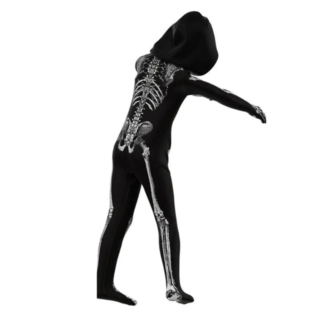 Elastic Halloween Cosplay Costume Separate Headgear Festival Cosplay Clothing Props Carnival Party Dress Up Skull Bodysuits