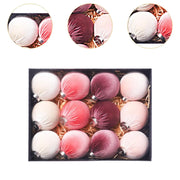12 Pieces Christmas Ball Ornaments 8 cm Christmas Tree Hanging Decorations Xmas Decor for Wreath Wedding Party Birthday New Year