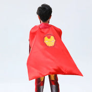 MINISO Superhero Cape Cartoon Anime Cosplay Costumes Gig Cape Mask Halloween Clothing Boy Birthday Gift Girl Novelty Accessories