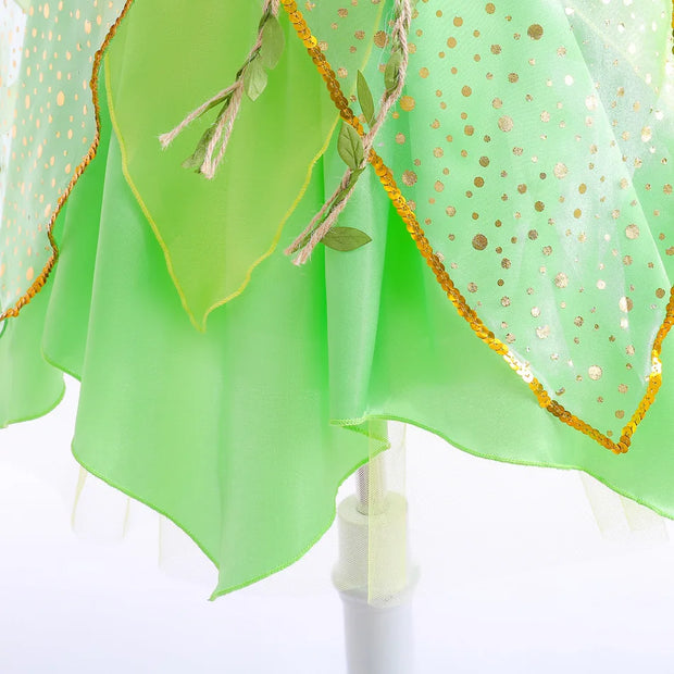 Kid Girls Princess Fairy Costume Tinker Bell Tutu Dress Sleeveless Wing Princess Girl Costume Cosplay Carnival Halloween Party