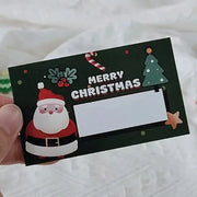 30Pcs Christmas Scratch Off Cards Santa Claus Christmas Tree Party Favors DIY Games Supplies Gift Vouchers