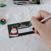 30Pcs Christmas Scratch Off Cards Santa Claus Christmas Tree Party Favors DIY Games Supplies Gift Vouchers