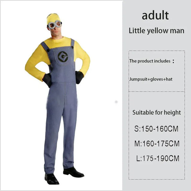 Halloween performance costumes childrens Minions cosplay costumes anime cartoon thief dad performance costumes