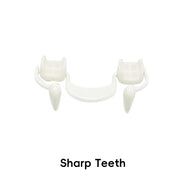 Retractable Vampire Teeth Halloween Dentures Vampire Teeth Horror Halloween Cosplay Party Decoration Reusable Halloween