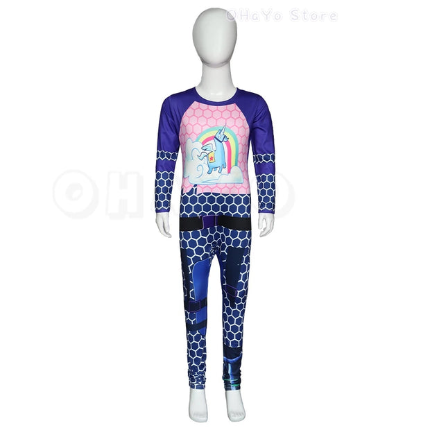 Game Skin Outfit Fortnitte Cosplay Fishstick Omega Jumpsuit Black Knight Costume Carnival Adults Kids Halloween Roleplay