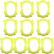 10 pcs/set Glow Luminous Dentures Werewolf Cosplay Costume Prop Halloween Fake Teeth Plastic Zombie Fake Teeth