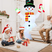 7 FT Christmas Inflatable Outdoor Decoration,Snowman Christmas Inflatable Blow Up Christmas Decorations Outdoor with Built-in C