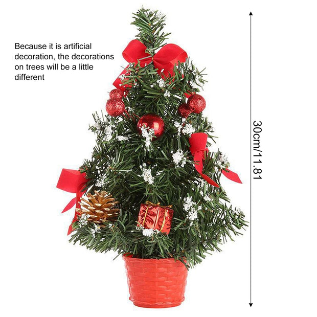 Christmas Tree Artificial Christmas Tree DIY Handicraft  New Year Gift for Home Bedroom Party Decorations