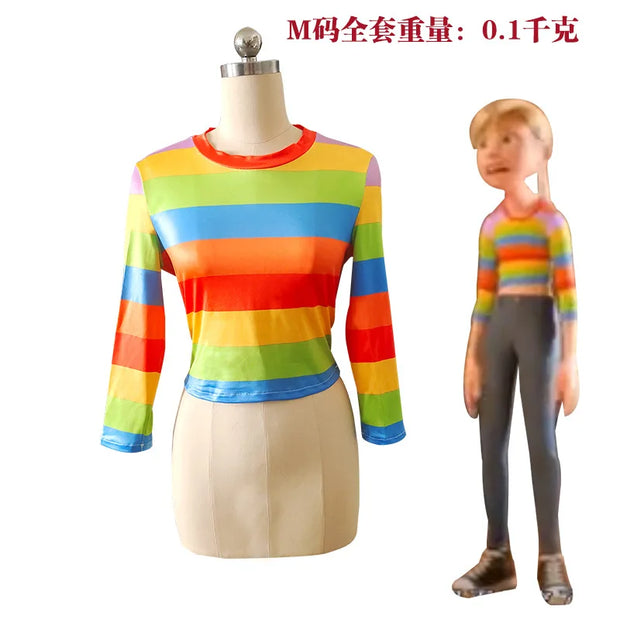 Movie Riley Inside Cosplay Out Costume Disgust Joy Halloween Carnival Cosplay Riley Joy Customized Clothes