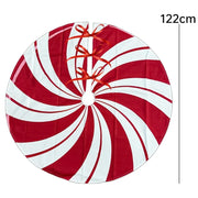 Christmas Tree Skirt Xmas Tree Mat Plush Trees Skirts Flowers Surround Bottom Carpet Base Round Cover Rug New Year Party Decor