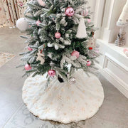78/90/122cm Creative Christmas Tree Skirt Christmas Trees Foot Carpet High-Quality Skirts Mat New Year Home Party Supplies