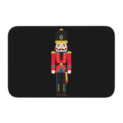 Nutcracker Doll Floor Door Kitchen Bath Mats Anti-Slip Indoor Christmas Soldier Toy Doormat Garage Entrance Rug Carpet Footpad