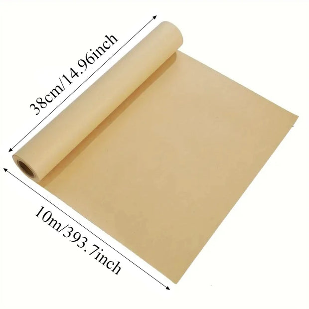 5/10M Brown Kraft Paper Roll DIY Gift Wrapping Kraft Paper Roll for Painting Art Craft Gift Party Christmas Day Gift Packing