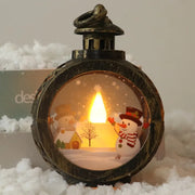 Christmas decorations retro night lights luminous gifts window ornaments desktop layout props atmosphere pendant desk decoration