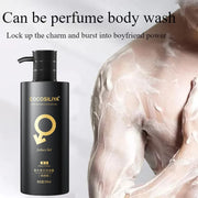 500ML Pheromone Shower Gel,Deep Cleaning Glamour Lure Bath Lotion with Charming Seductive Fragrance,For Man to Attract Woman